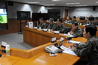 한민구 장관 위기상황평가 및 대책회의/뉴시스