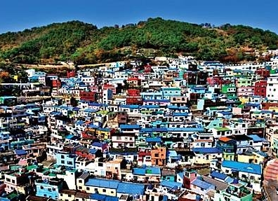 한국의 '마추피추'로 불리는 부산 감천문화마을/뉴시스