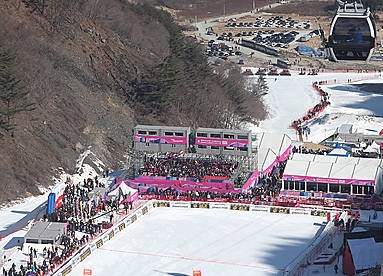 멋진 정선 알파인경기장/뉴시스