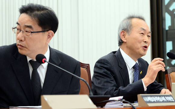 세월호 특조위 위원장과 부위원장의 의견 마찰/뉴시스