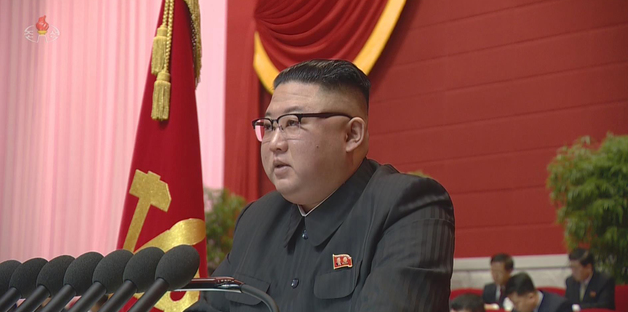 지난 1월 13일 북한 조선중앙TV는 같은 달 12일 평양에서 열린 노동당 제8차 대회 폐막을 보도했다. (사진=조선중앙TV 갈무리)