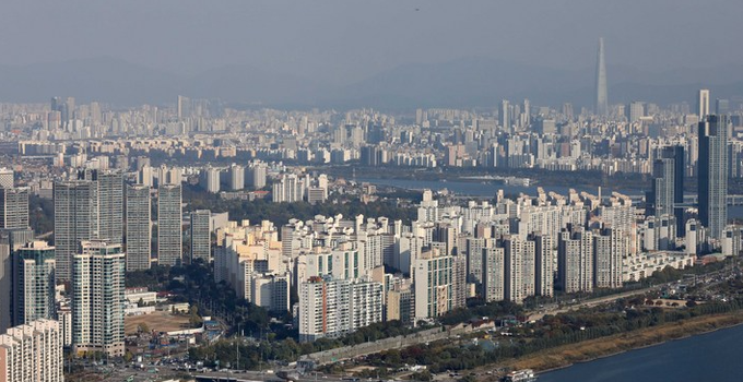 서울시내 아파트 단지 모습. 