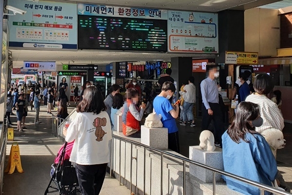 5월 첫째 주 주말 천안삼거리 휴게소. ⓒ 파이낸셜데일리 / 한국도로공사