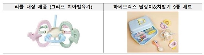 환불조치가 내려진 ㈜에센루의 영·유아용 치아발육기. ⓒ 파이낸셜데일리 / 한국소비자원