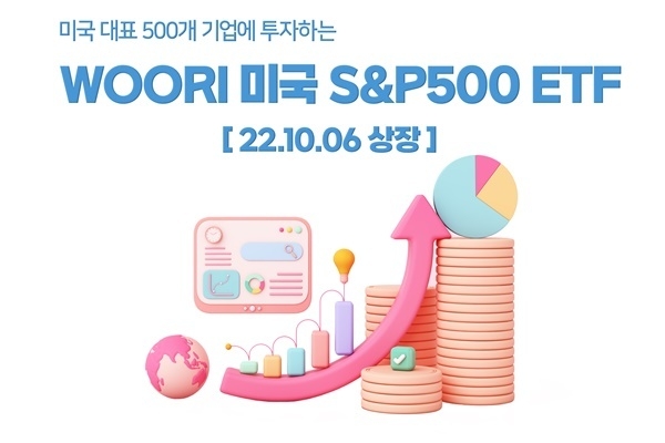 우리자산운용 미국S&P500 이미지. ⓒ 파이낸셜데일리 / 우리자산운용