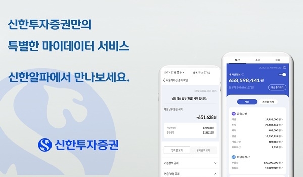 신한투자증권은 마이데이터서비스를 오픈했다. ⓒ 파이낸셜데일리 / 신한투자증권