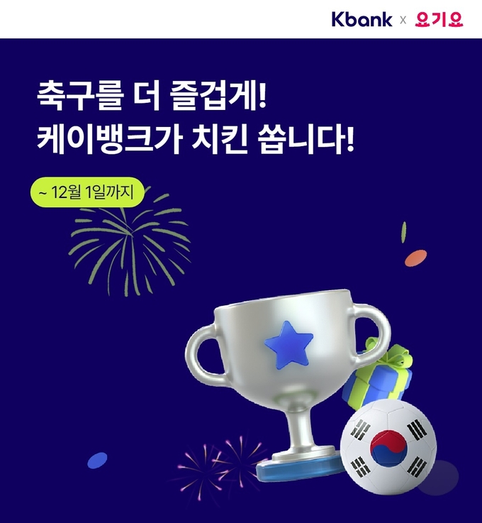 케이벵크가 대한민국 축구 응원 이벤트 실시 ⓒ 파이낸셜데일리 / 케이뱅크