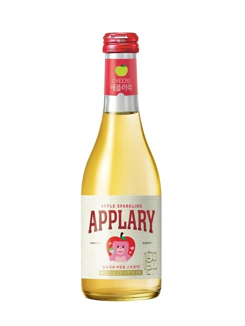 롯데칠성음료가 새로 선보이는 애플러리(APPLARY). ⓒ 파이낸셜데일리 / 롯데칠성음료