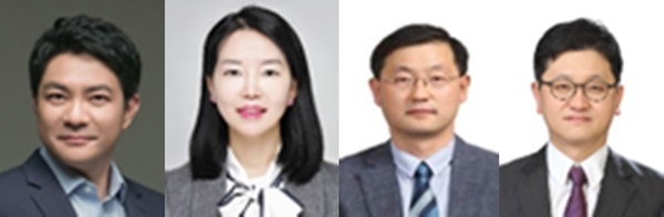 (좌로부터) 강성수, 김은영, 김장현, 임재환 부사장. ⓒ 파이낸셜데일리 / 삼성SDS