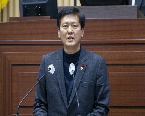최덕규의원 제2차 정례회 3차 본회의 5분 자유발언 자연재해에 따른 도민의 재산을 보호하고, 피해보상 강화를 위해‘풍수해보험’가입을 촉구했다 ⓒ파이낸셜데일리/경북도의회