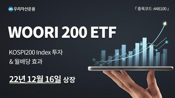 WOORI 200 ETF 이미지. ⓒ 파이낸셜데일리 / 우리자산운용