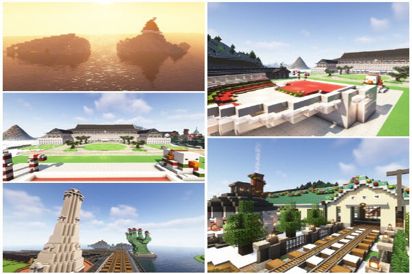`마인크래프트(Minecraft)*'에서 새로운 청년 문화행사 `크리스마스 메타버스 놀이터'를 공개 ⓒ파이낸셜데일리/경북도