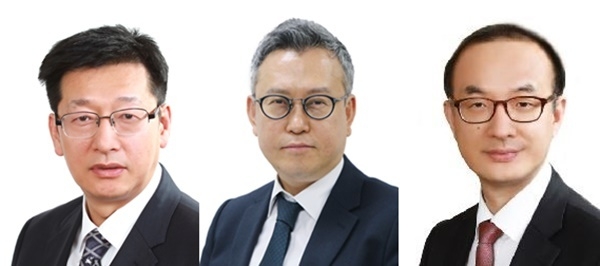 (좌로부터) 안경수, 이정엽, 김익수 전무. ⓒ 파이낸셜데일리 / 현대로템