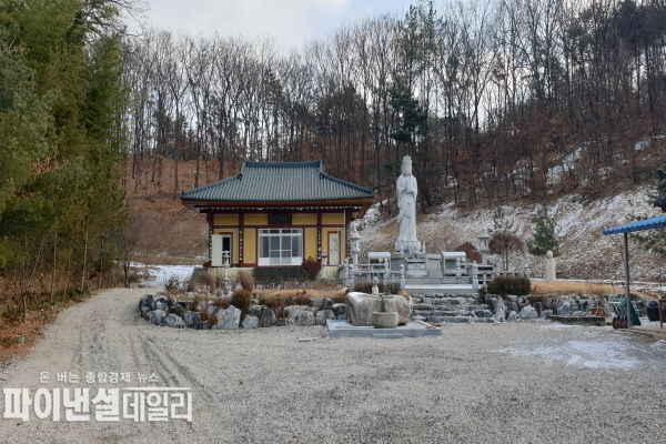 영천시 청통면 대평리에 위치한 전륜사 전경 ⓒ파이낸셜데일리/박미화 기자