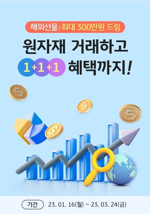 KB증권은 '해외선물 거래고객 최대 300만원 드림!' 이벤트를 실시한다. ⓒ 파이낸셜데일리 / KB증권
