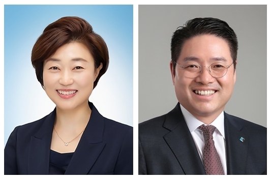 김운영 부행장(좌), 김인태 부행장(우) ⓒ 파이낸셜데일리 / IBK기업은행