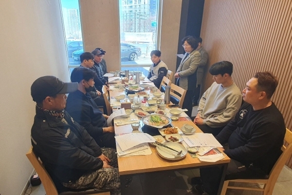 환경미화원과 3오찬 간담회 ⓒ파이낸셜데일리/경산시