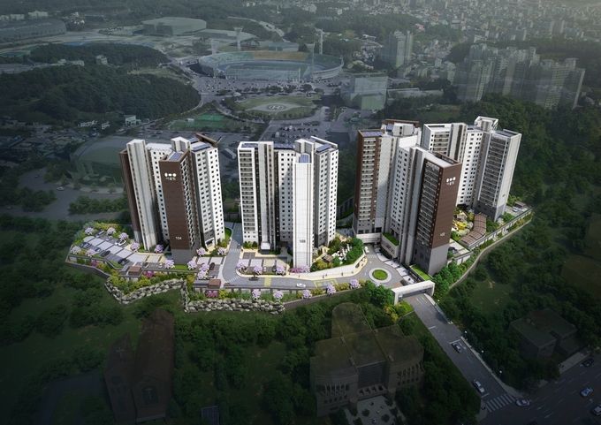 강릉교동 금호어울림 올림픽파크 조감도 ⓒ 파이낸셜데일리 / 금호건설