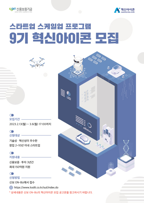 신용보증기금, ‘제9기 혁신아이콘’ 공개 모집 ⓒ 파이낸셜데일리 / 신용보증기금
