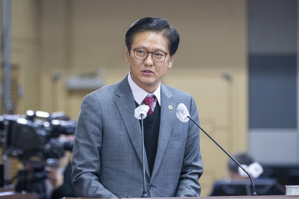 최덕규 도의원 농업대전환 성공위해 농업예산 대폭 확대 촉구 ⓒ파이낸셜데일리/경북도의회