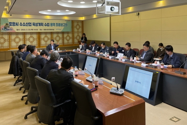 항시 수소산업 육성계획 수립 연구용역’ 최종보고회 ⓒ파이낸셜데일리/포항시