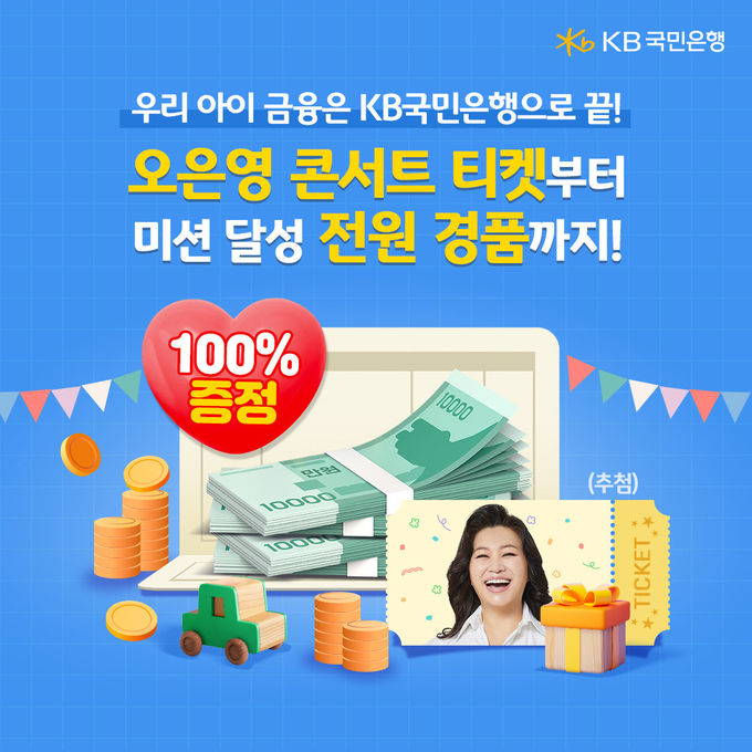 KB국민은행, 미성년자 고객을 위한『KB키즈패키지』 이벤트 ⓒ 파이낸셜데일리 / KB국민은행
