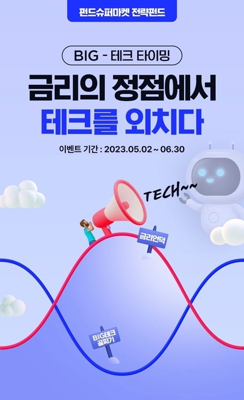 한국포스증권 빅테크 펀드 가입이벤트 홍보 이미지. ⓒ 파이낸셜데일리 / 한국포스증권