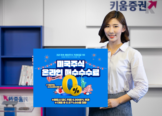 키움증권이 미국주식 매수수수료 0% 이벤트 대상자를 확대한다. ⓒ 파이낸셜데일리 / 키움증권
