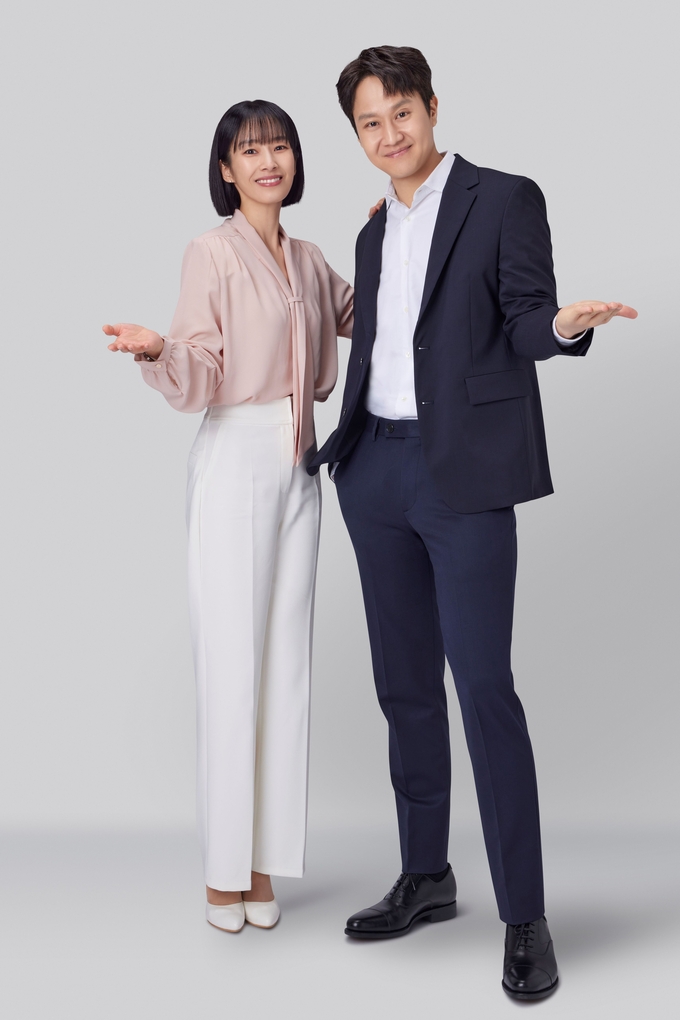 AXA손해보험 광고모델 배우 곽선영, 정우 ⓒ 파이낸셜데일리 / AXA손해보험