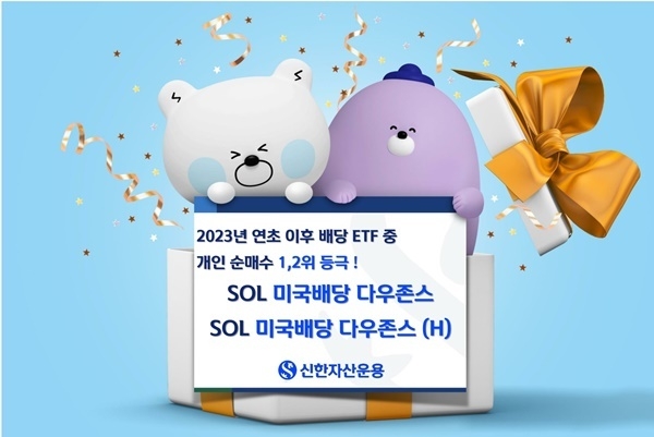 SOL 미국배당 다우존스 피켓. ⓒ 파이낸셜데일리 / 신한자산운용