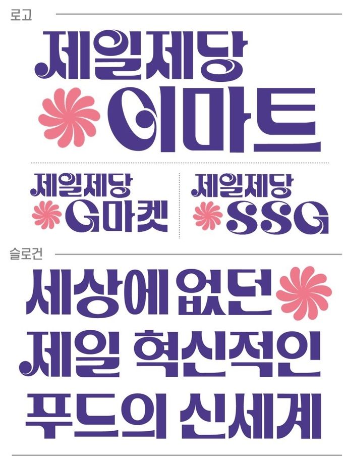 CJ제일제당 신세계 유통 3사 협업 로고 및 슬로건 이미지 ⓒ 파이낸셜데일리 / CJ제일제당