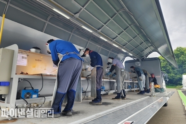 맞춤형 농업인 활용 기술 전기용접 교육 ⓒ파이낸셜데일리/성주군
