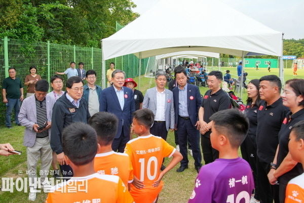 이철우 경주시의회 의장과 의원, 주낙영시장 등 현장을 방문 선수들과 임원 격려ⓒ파이낸셜데일리/경주시의회