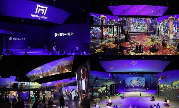 ’더 빛나는 신한투자증권 2nd’ 행사에 참석한 고객들이 전시를 관람하고 있다. ⓒ 파이낸셜데일리 / 신한투자증권