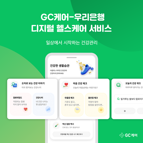 디지털 헬스케어 서비스 홍보 이미지. ⓒ 파이낸셜데일리 / GC케어