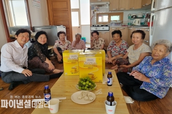추석맞이 경로당 순회 방문 ⓒ파이낸셜데일리/경산시