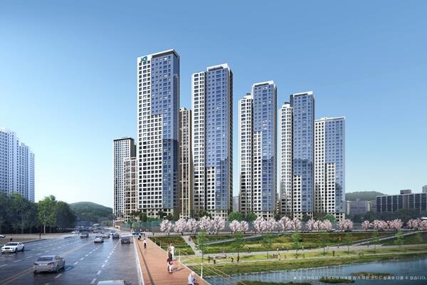 철산자이 브리에르 투시도. ⓒ 파이낸셜데일리 / GS건설