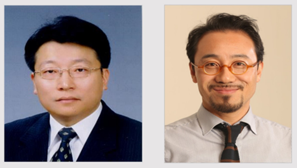 Dvax Bio 이찬형 대표(좌)와 바이오심리공학센터 김동철 박사(우). ⓒ 파이낸셜데일리 / DvaxBio