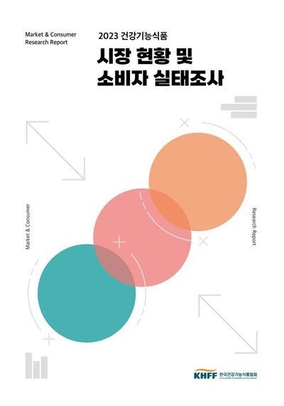 ‘2023 건강기능식품 시장 현황 및 소비자 실태조사’ 보고서 표지. ⓒ 파이낸셜데일리 / 건기식협회