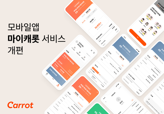 캐롯이 모바일앱 '마이캐롯' 서비스를 개편했다. ⓒ 파이낸셜데일리 / 캐롯