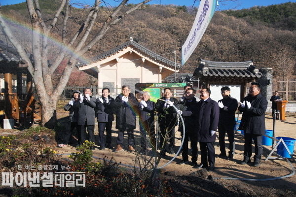 신녕면 '화남지구 지방상수도 통수식' ⓒ파이낸셜데일리/영천시
