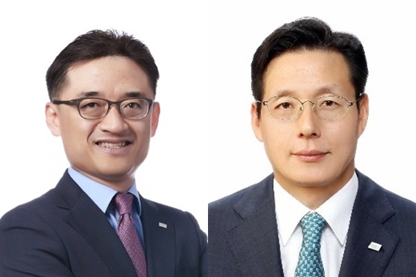 미래에셋증권 김미섭(좌(, 허선호(우) 부회장. ⓒ 파이낸셜데일리 / 미래에셋증권