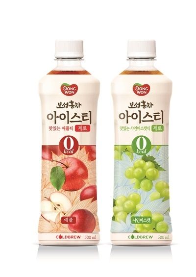 ‘보성홍차 아이스티 제로’ 2종 제품 이미지. ⓒ 파이낸셜데일리 / 동원F&B
