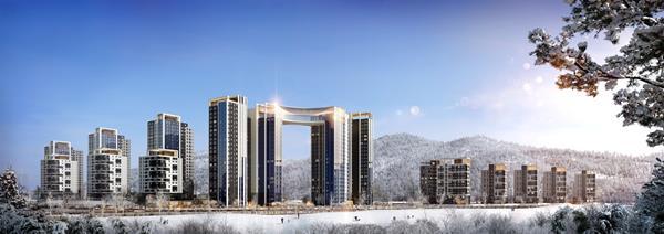 과천주공10 재건축 조감도. ⓒ 파이낸셜데일리 / 삼성물산 건설부문