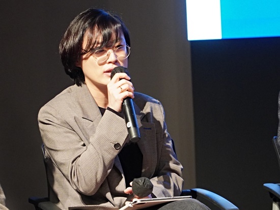 한샘 김유진 대표가 타운홀 미팅에서 발언하고 있다. ⓒ 파이낸셜데일리 / 한샘