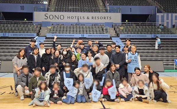 봉사자 단체사진. ⓒ 파이낸셜데일리 / 광동제약