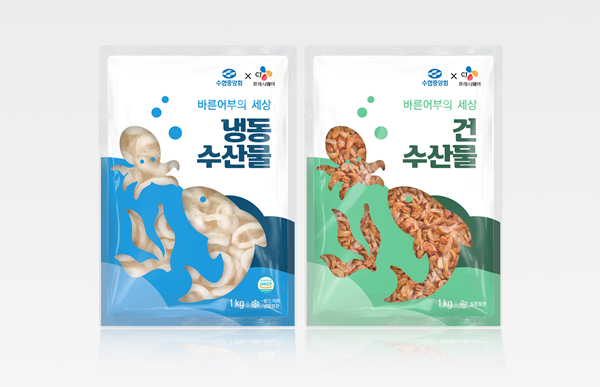 CJ프레시웨이 X 수협중앙회콜라보레이션 상품. ⓒ 파이낸셜데일리 / CJ프레시웨이