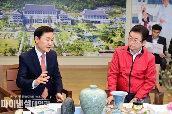 달빛철도 고령역 유치 등 주요 현안사업 설명 적극적인 협조와 지원 요청ⓒ파이낸셜데일리/고령군
