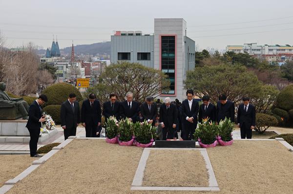 제53주기 유일한 박사 추모식 장면. ⓒ 파이낸셜데일리 / 유한양행