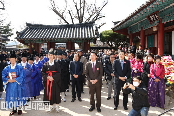 ‘숭덕전‧숭신전‧숭혜전’3전 춘향대제 봉행 ⓒ파이낸셜데일리/경주시